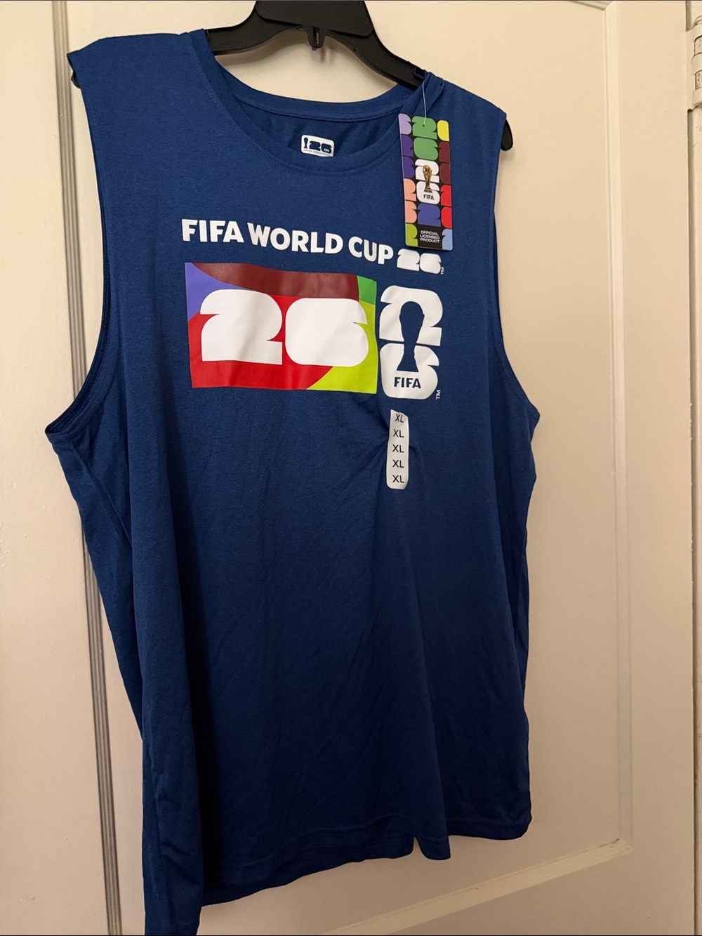 NWT Blue FIFA World Cup 2026 Graphic Tank Top SIZE XL